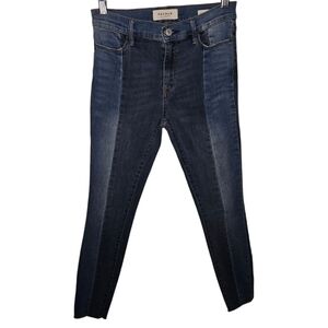 Pacsun Spit Wash Denim Fringe High-Rise Ankle Jeggings (Mid Wash)